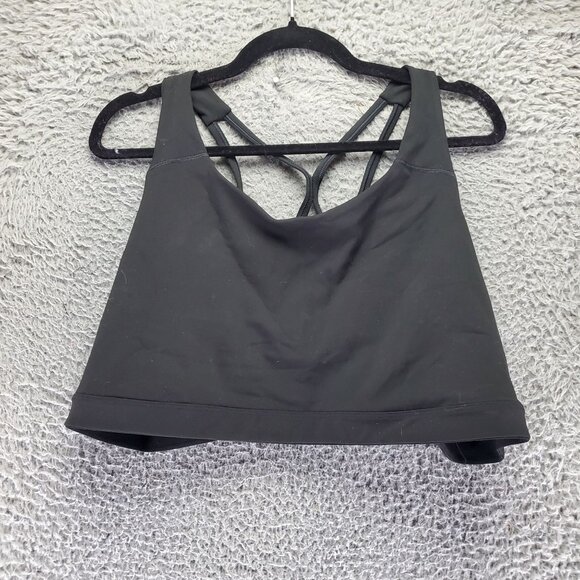 Old Navy Bra Womens 3X Plus Black Active Sports Bra Racerback - Picture 1 of 7